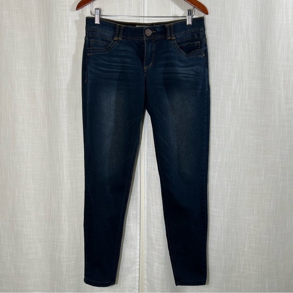 Democracy Ab Technology Dark Wash Skinny Denim Jeans Size 6 - Picture 1 of 10